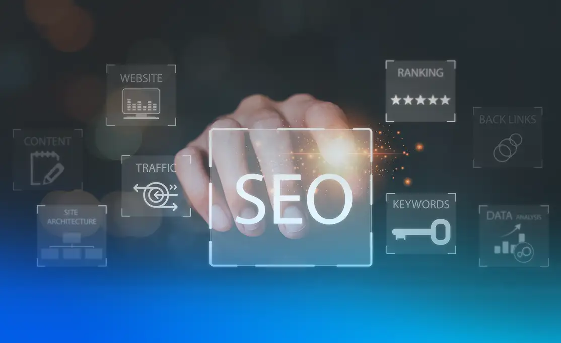 SEO-Bestandteile aus Technik, Content, Keywords, Rankings und Backlinks für Mannheim